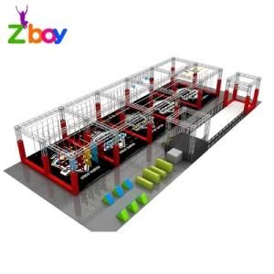 Professional Eco-Friendly Safety Adult Indoor Obstacle Course Ninja Warrior Equipment
