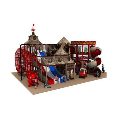 Children Preschool Trendy Plastic Park Equipment Indoor Slide Kids Playground