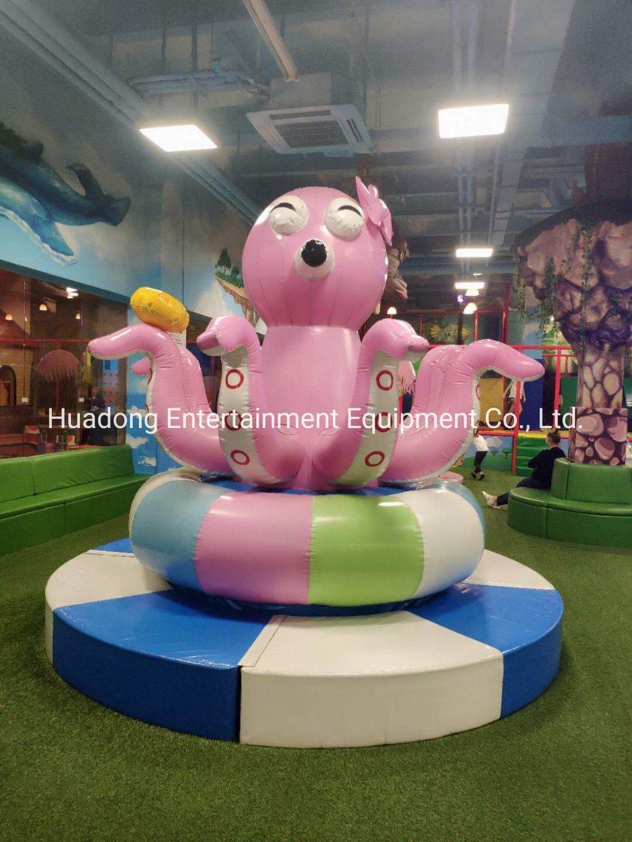 Professional Indoor Playground, Colorful Playground for Home Soft Merry Go Round Ocean Park with ASTM/TUV Certificate