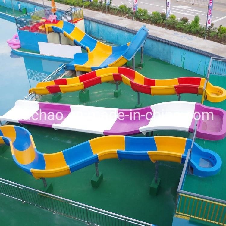 Family Fun Water Slide Fiberglass Pool Slide for Amusement Park