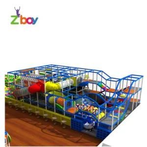Cheap China Manufacturer Indoor Amusement Playground with Tunnel and Ball Pool