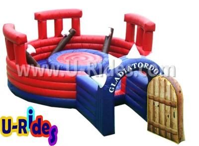 PVC material inflatable jousting arena inflatable fighting arena, inflatable gladiator for event