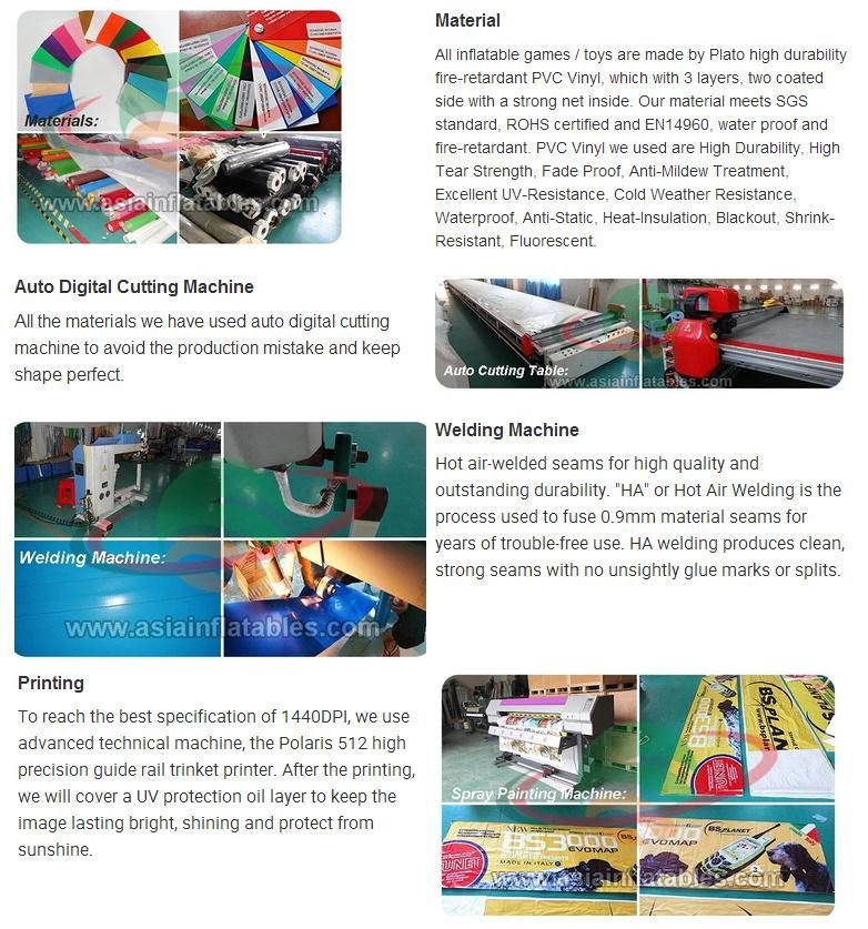 0.6mm PVC Tarpaulin Inflatable Floating Triangle Water Buoys