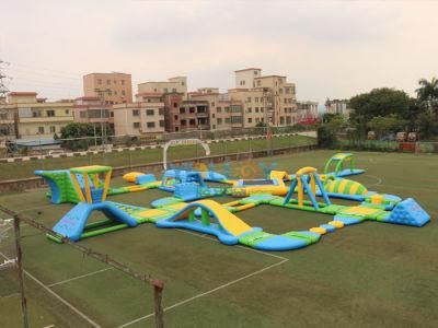 Aqua Waterpark Inflatable Water Park for Beach Water Fun