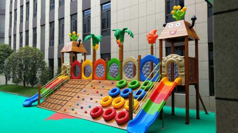 Children Kids Wooden Outdoor Playground with Certificate Wooden Park