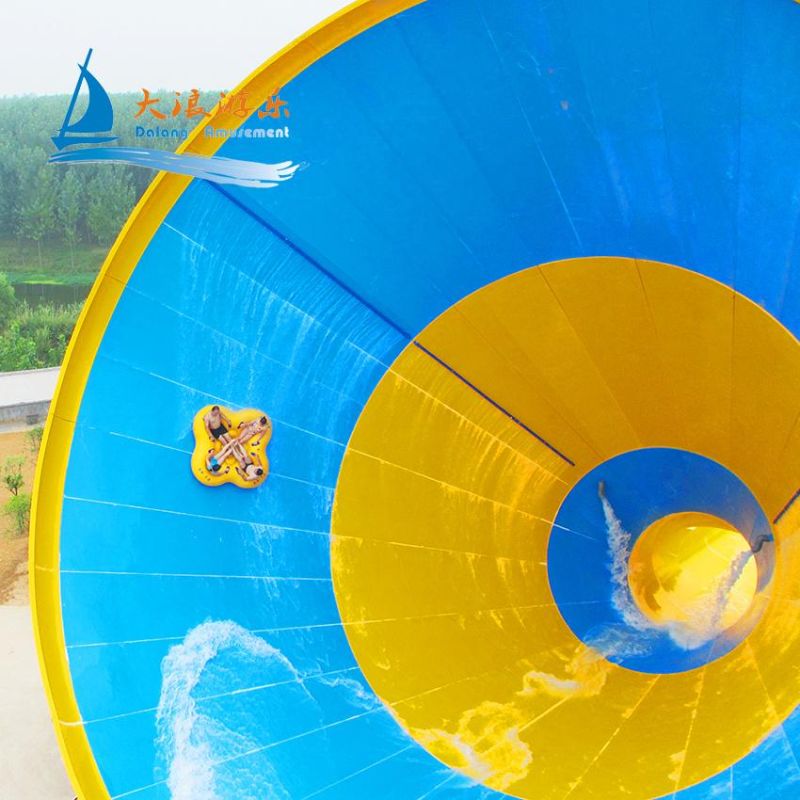 Super Trumpet Water Slide Fiberglass Indoor Outdoor Playground Slide for Aqua Park