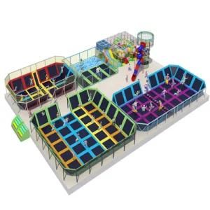 2017 Amusement Park Indoor Playground Trampoline