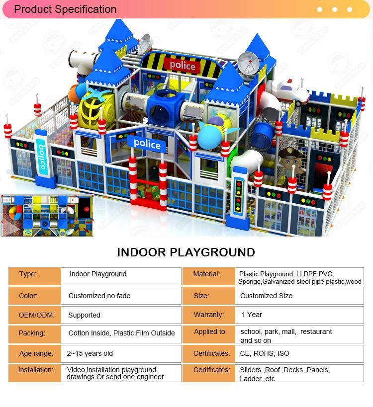 Best Selling Indoor Playground for Sale (TY-170508-3)