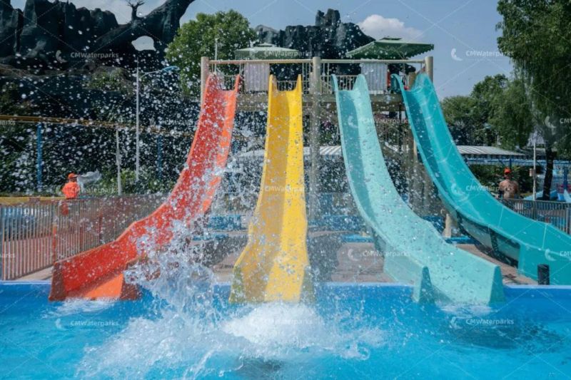 Commercial Fiberglass Water Park Equipment Water Slide