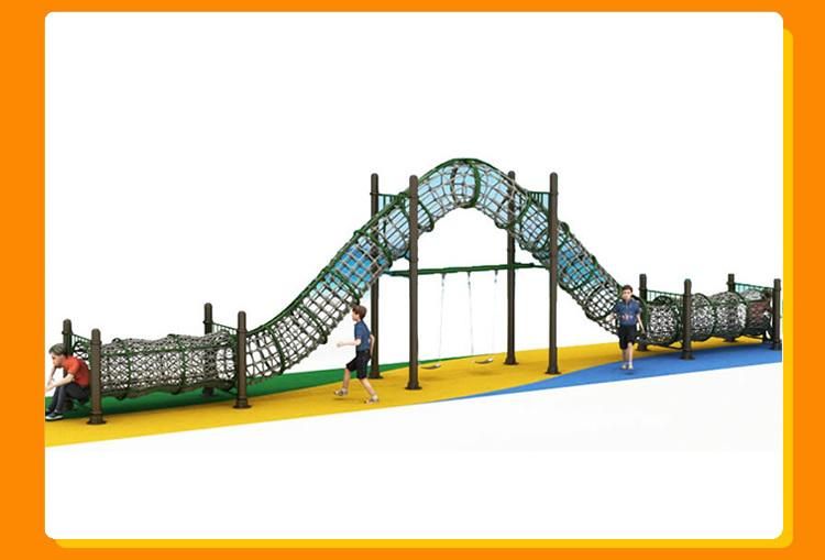 Amusement Park Outdoor Climbing Net Rope Cargo Netting Sensory Training Playground