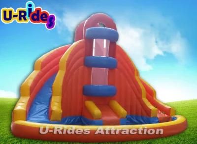 Commercial Grade Inflatable Slide Inflatable Dry and Wet Slide Water Slide With Pool