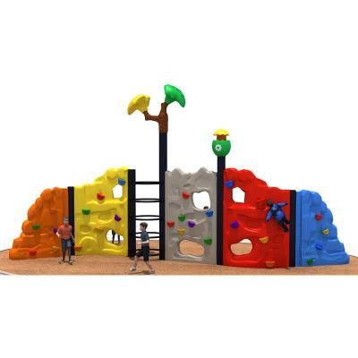 Customized Home Outdoor Playground Plastic Rock Climbing Wall Panels Structure for Kids