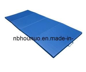 PVC Leather+PU Foam Folding Gymnastics Mat