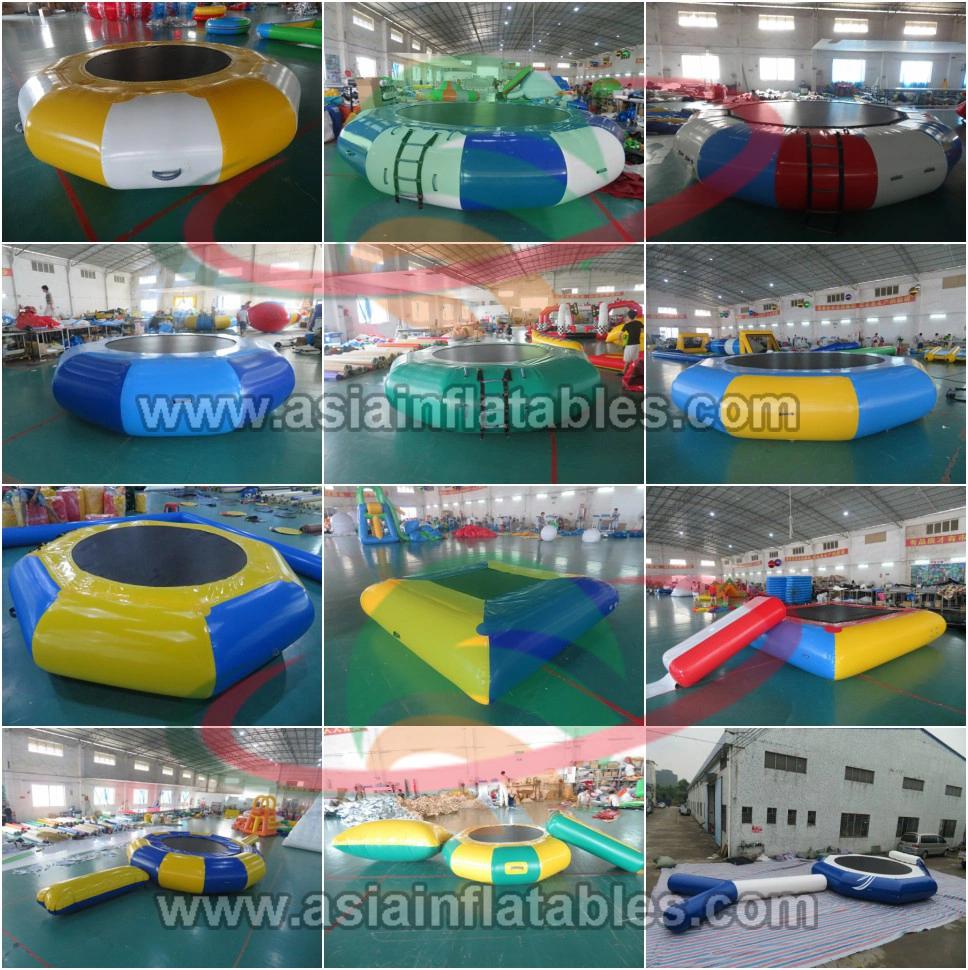 Adult Lake Play Equipment, Floating Inflatable Water Trampoline for Water Sports
