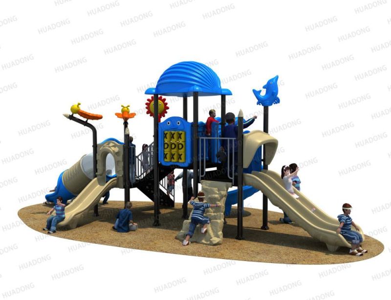 Animal Paradise Series Cheap Price Outdoor Children Plastic Playground Slide