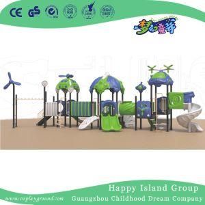 Outdoor Toddler Slide Playground with Climbing Equipment (1913502)