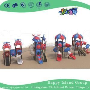 Outdoor Large Toddler Slide Playground with Climbing (1912502)