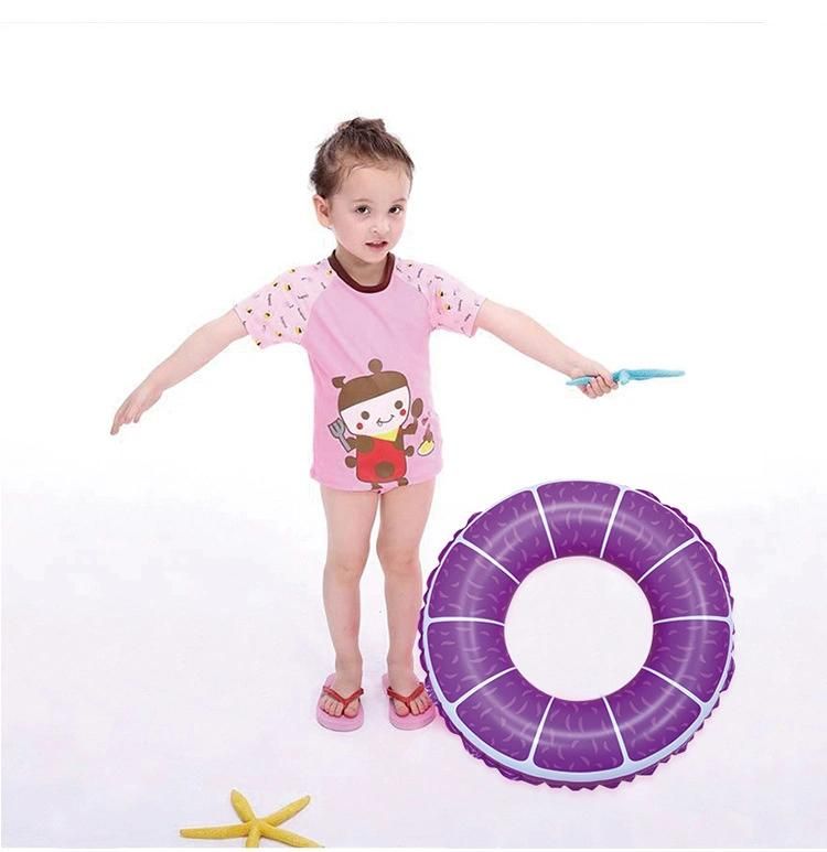 Summer Outdoor Water Play Equipment Toys Inflatable PVC Fruit Swim Ring