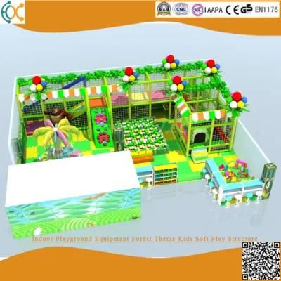 Indoor Playground Equipment Forest Theme Kids Soft Play Structure