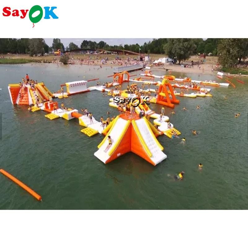 Beach Sea Water Floating Park Inflatable Obstacles Games