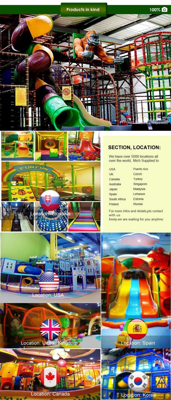 Ball Pool Play Structure Indoor Playground with Climbing System