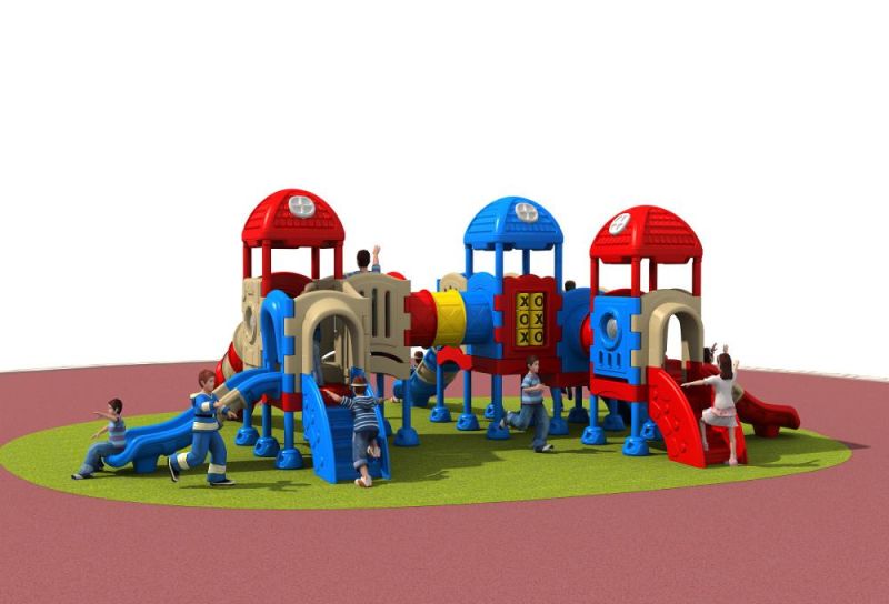 Hot Selling Plastic Kindergarten Kids Outdoor Adventure Playground