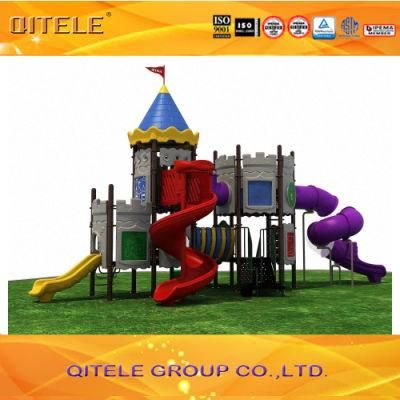 2016 Outdoor Playground Equipment with Colour Tube and Slide