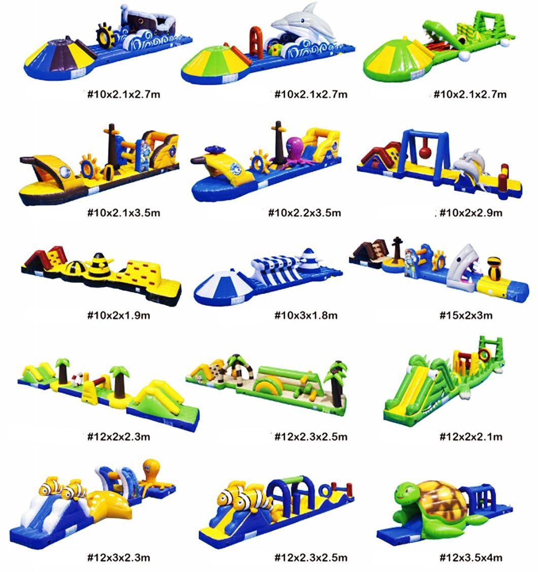 Water Park Obstacle Course Inflatable Float Water Games Water Toys Kids