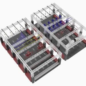 Custom Made Ninja Warrior Obstacle Course for Kids