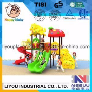 Children Plastic Slide Outdoor Playground Amusement Equipment with Ce/ISO Certificate