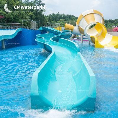 Professional Customization Water Park Fiberglass Water Slide Pool Slides for Outdoor