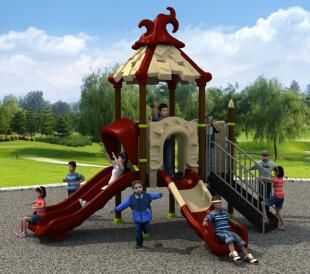 Magic House Serie Outdoor Playground Park Amusement Equipment Slide