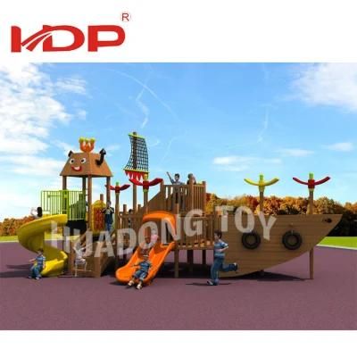 Factory Price Different Size Wooden Outdoor Playground Modular Slide