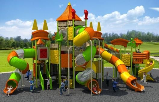 Attractive Kids Outdoor/Indoor Playground with Certficates