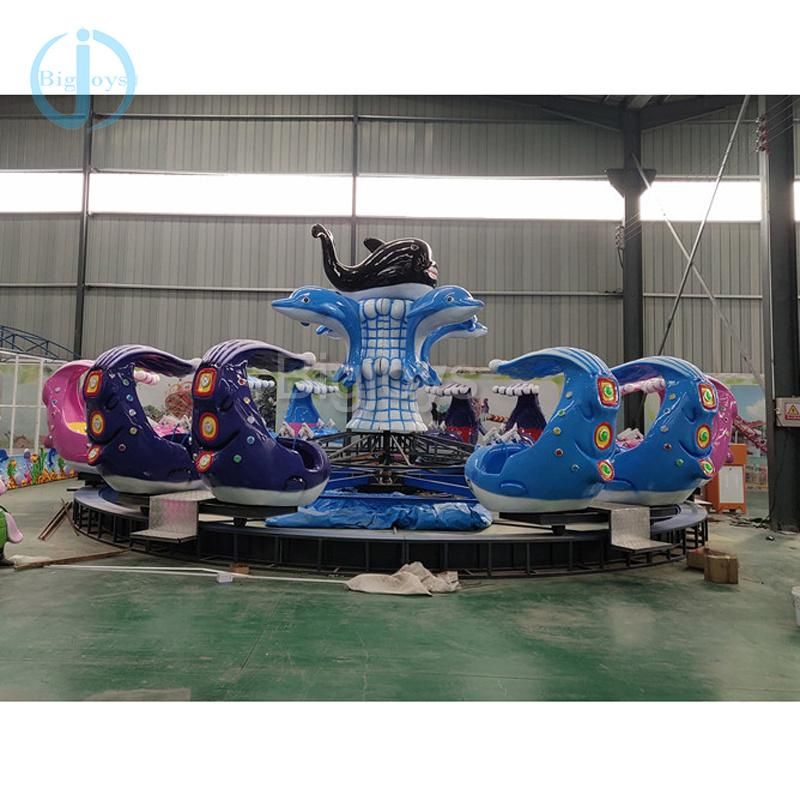 Family Amusement Ride Amusement Water Ride Shark Island for Kids and Parents