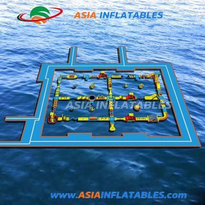Inflatable Beach Park Inflatable Water Park Water Playground Aqua Park