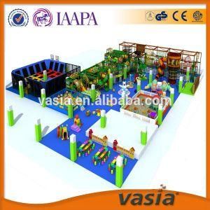 Children Indoor Amusement Park with Big Bungee Trampoline