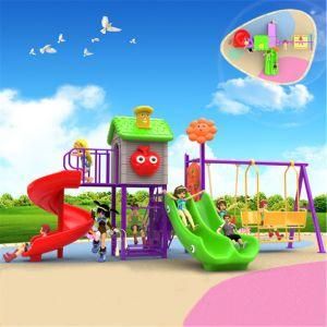 Outdoor Cartoon Toddler Slide and Swing Combination Set (BBE-A53)