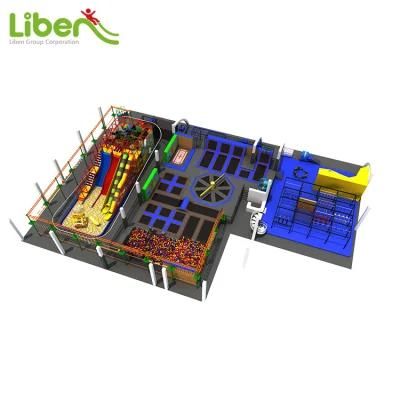 Huge Wave Tube Slides and Ninja Court Interactive Trampoline Park
