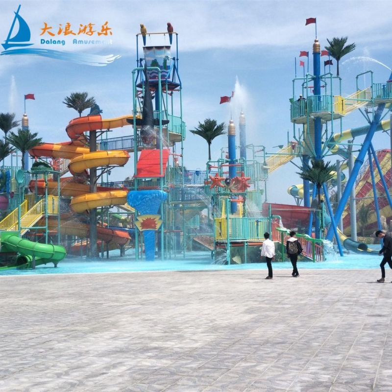 Dalang Manufacture Fiberglass Water Park Equipment Children Pools Water Playground