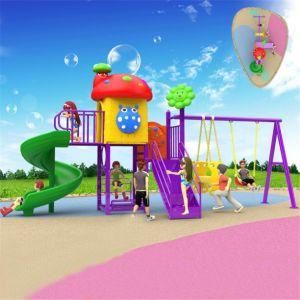 Outdoor Backyard Plastic Slide and Swing Combination Set (BBE-A23)