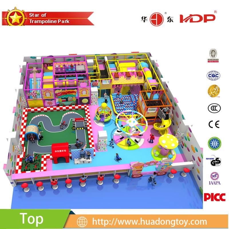 Train Style Indoor Playground Equipment Children Amusement for Sale