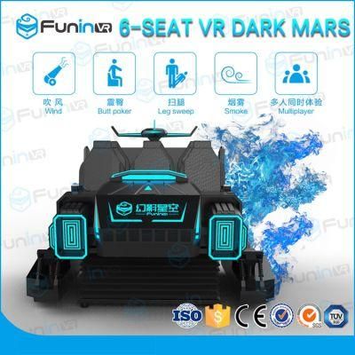 6 Seats Vr Multiplayer Games Virtual Reality Car Simulator
