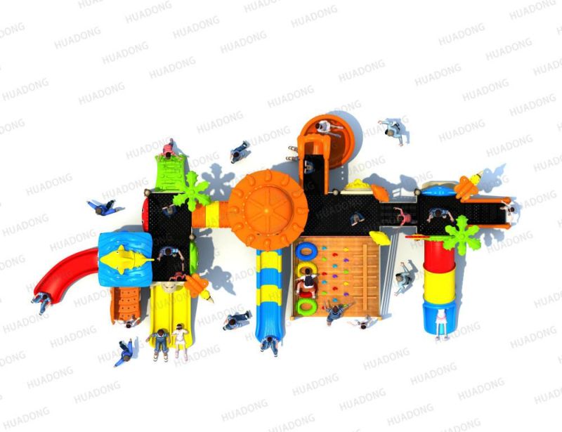 Animal Paradise Series Hot Sale Outdoor Plastic Slide Playground