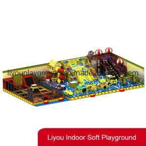 Plastic Toys Children Soft Indoor Playground with Trampoline Park