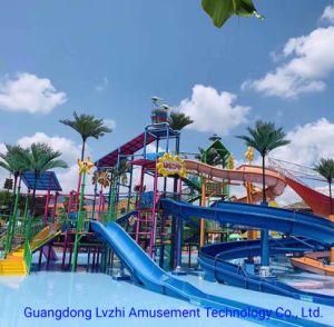 Tropical 11m-High Outdoor Playground Water Park