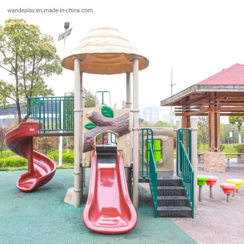 Wandeplay Theme Park Amusement Park Children Outdoor Playground Equipment with PE Plate Wd-Dz071
