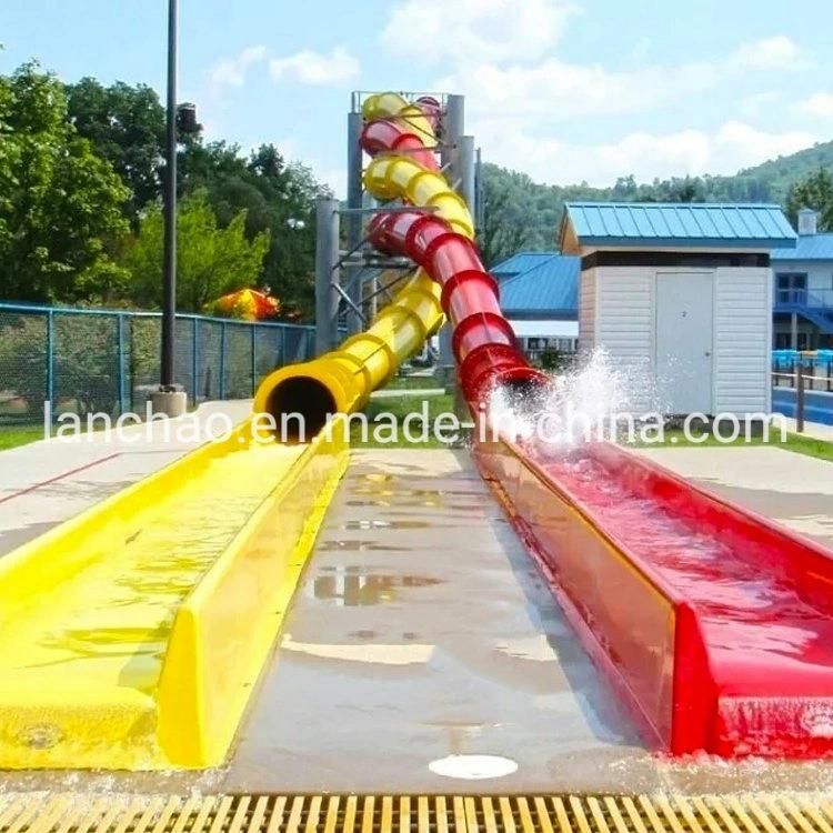 Fiberglass Water Park Equipment Big Water Slide for Adult