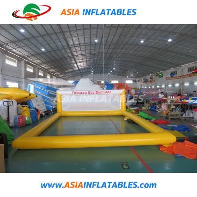 OEM Designs Sea PVC Inflatable Volley Ball Filed with Net for Water Park