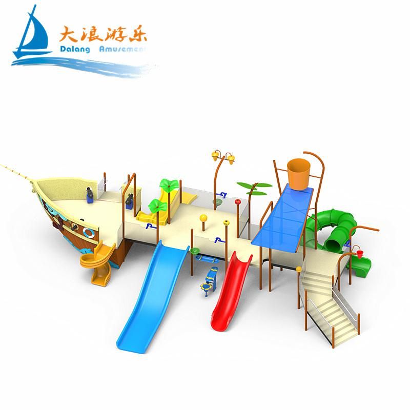 Outdoor Playhouse Amusement Park Water House Water Play Equipments Water House